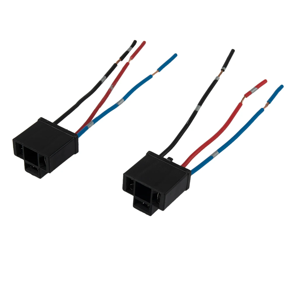 부품 소켓 커넥터 와이어 소켓, 헤드라이트 수리 전구 거치대 교체, 12 V, 24V, 2 개, 3 핀 액세서리, 신제품