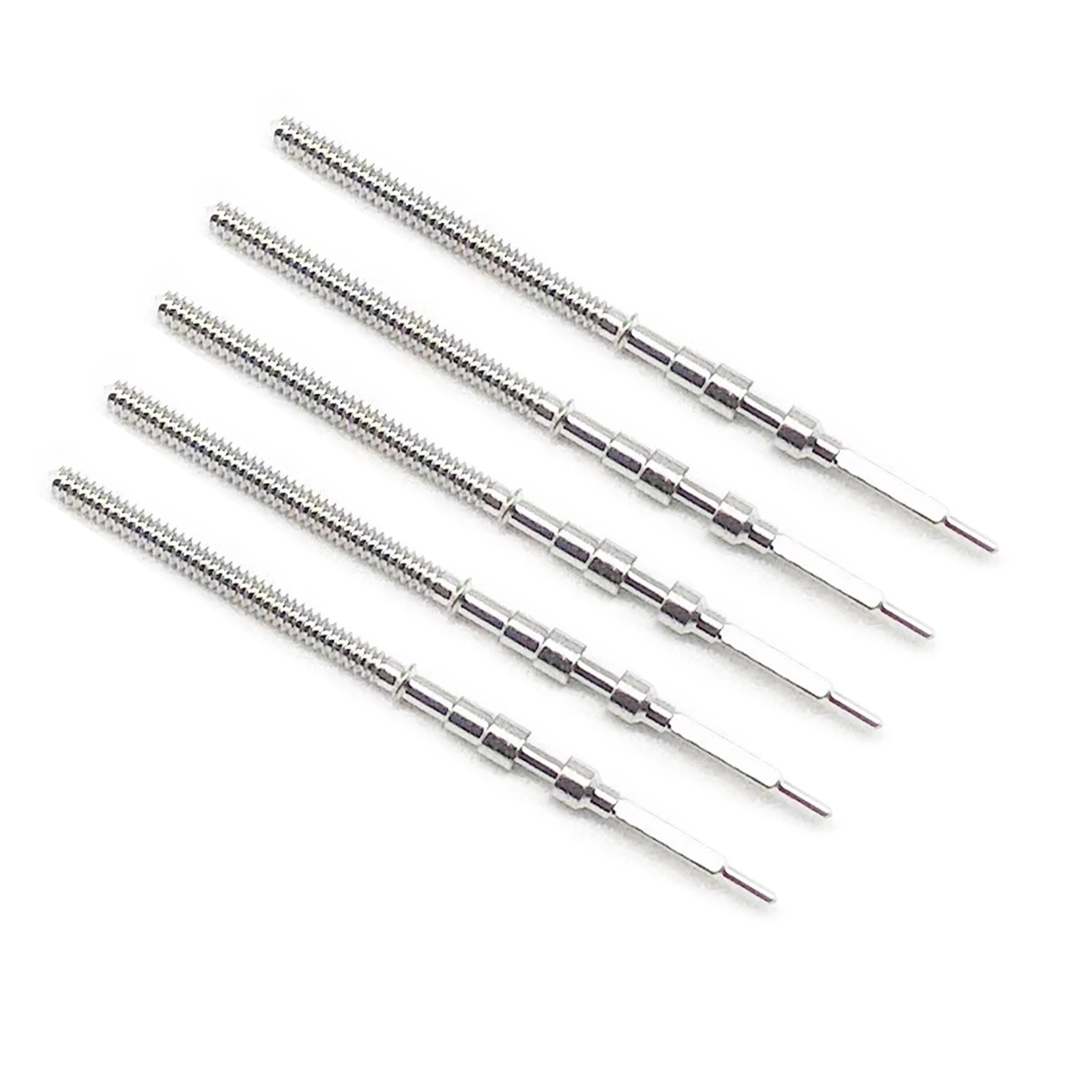 5Pcs/Set Metal Watch Winding Stem Replacement For 46941 46943 Watch Movement Accessories Repair Parts Tools For Watchmakers