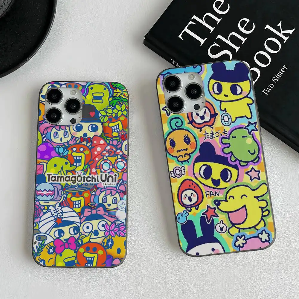 

Tamagotchi Kawaii New Soft Corrugated Transparent Phone Case For IPhone 17 15 16 11 12 13 14 Pro Max Plus Pro