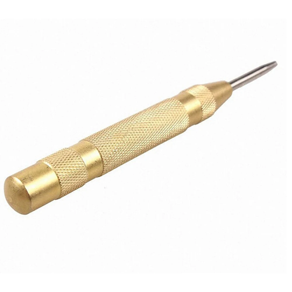 1PC 12.7cm 5 Inch Automatic Center Pin Punch Spring Loaded Marking Starting Holes Tools