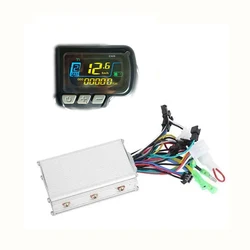 Controlador de Motor sin escobillas para bicicleta eléctrica, pantalla LCD Focan24V, 36V, 48V, EN06, medidor de pantalla a color con USB Fo