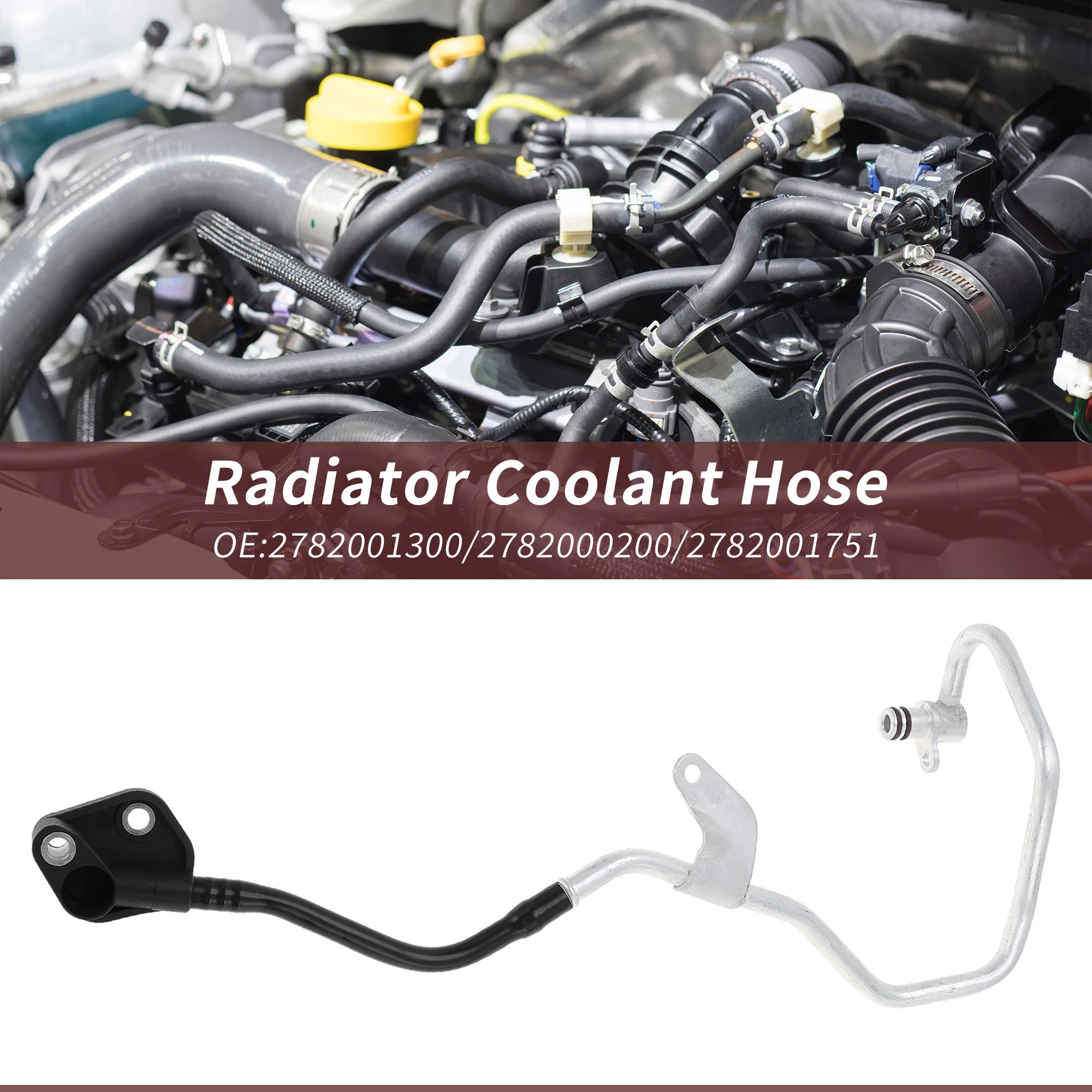 

Motoforti Coolant Line Booster Water Pipe for Mercedes-Benz S500 Cooling Water Pipe No.2782001300 Radiator Connector Hose