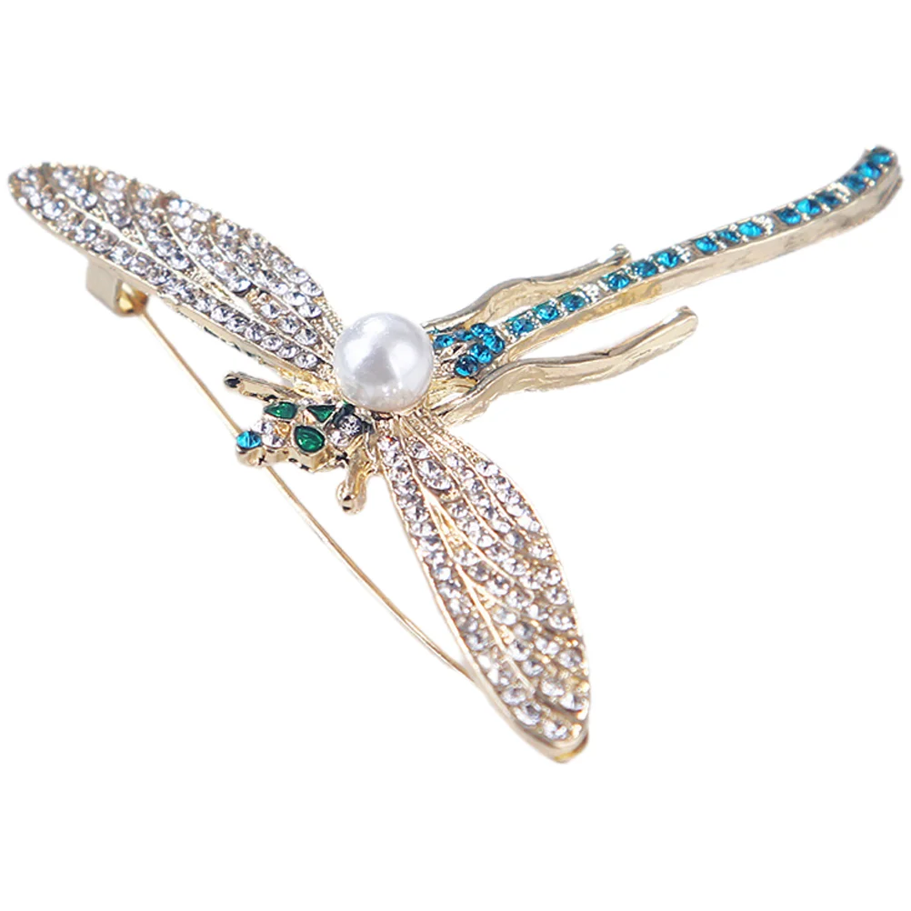 Broche Pins para mujer Libélula Decoración retro Bufanda Ropa Insignia Ropa de moda