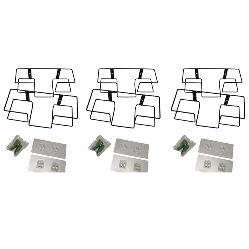 

Y51A-держатель коробки для перчаток, настенный одноразовый диспенсер для перчаток, металлическая стойка для перчаток для резиновых перчаток, органайзер для салфеток для лица, 6 шт.