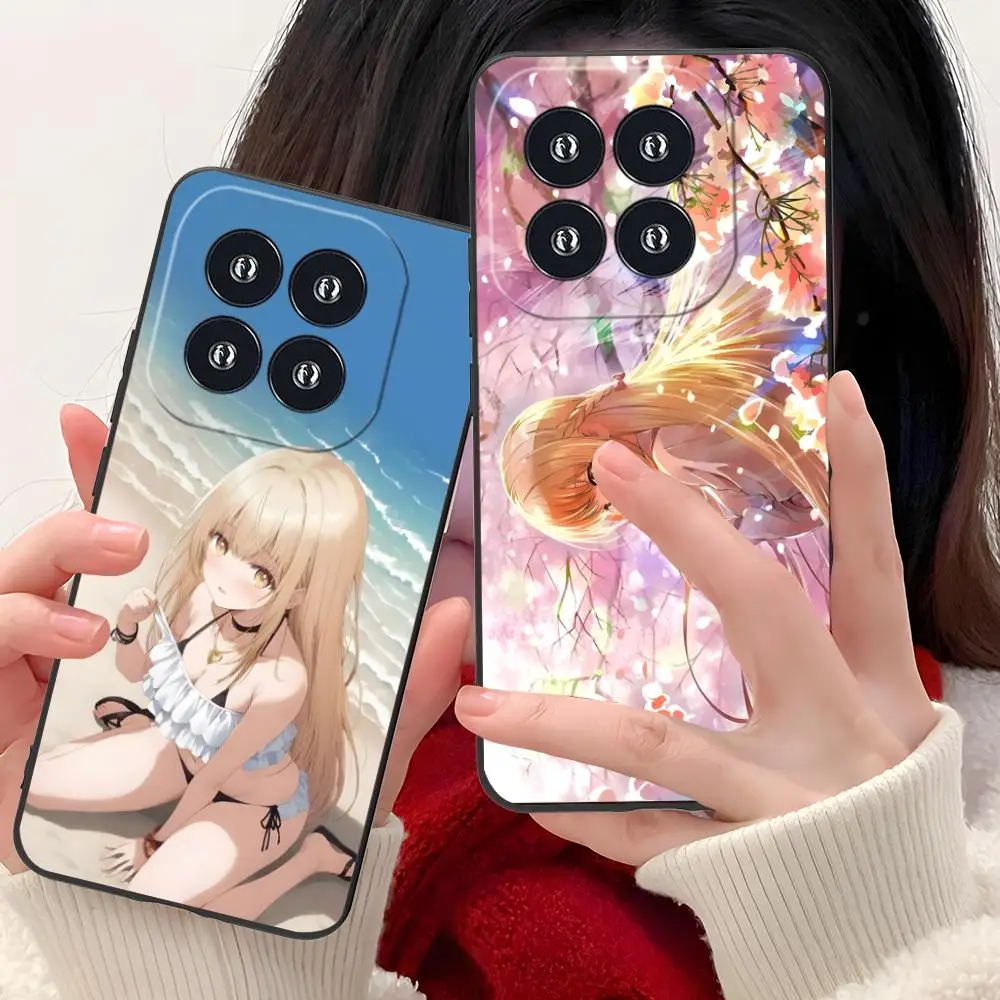 

Чехол для мобильного телефона Angel Mahiru Shina для Xiaomi 15 14 13 12 Mi 11 T Ultra Lite Pro S X 5G с цветной печатью, защитная роскошь