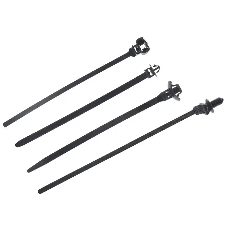 20Pcs Push Mount Nylon Cable Zip Ties Self Locking Wire Fastener Clips for Garden Outdoor Cable Management