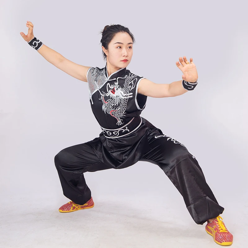 Southern Fist Martial Arts Uniforms for Children's Training, Men's Summer Competition and Contest Outfits