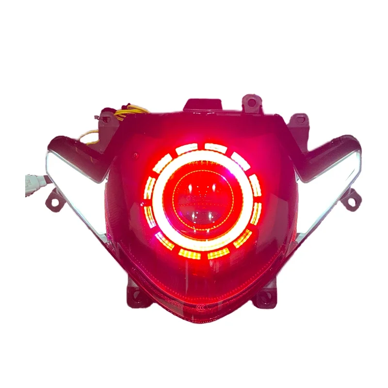 New GSX250R motorcycle angel eye headlight non-destructive modification accessories upgrade LED bifocal lens assembly