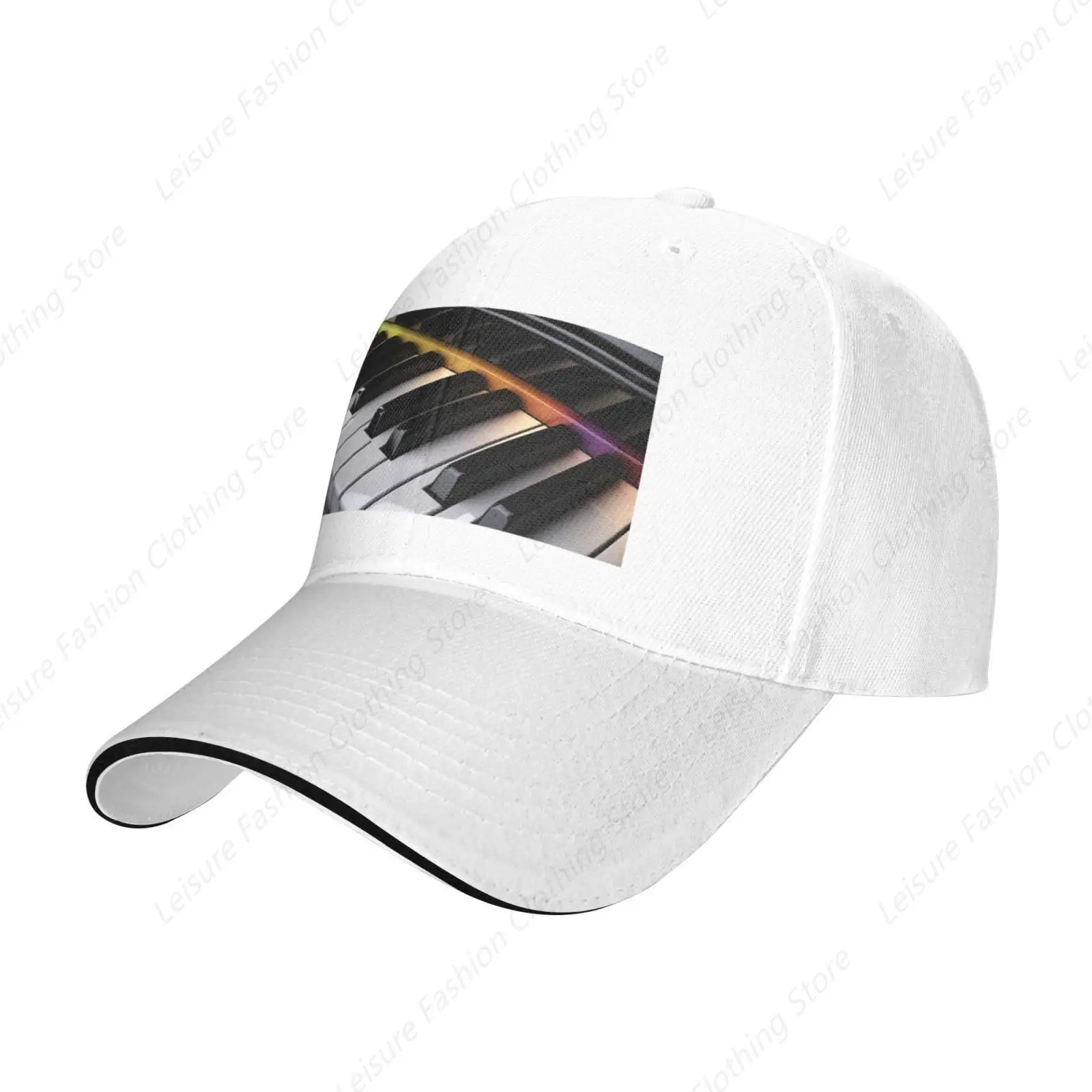 

Piano Key printed casquette Trucker Hats Baseball Cap