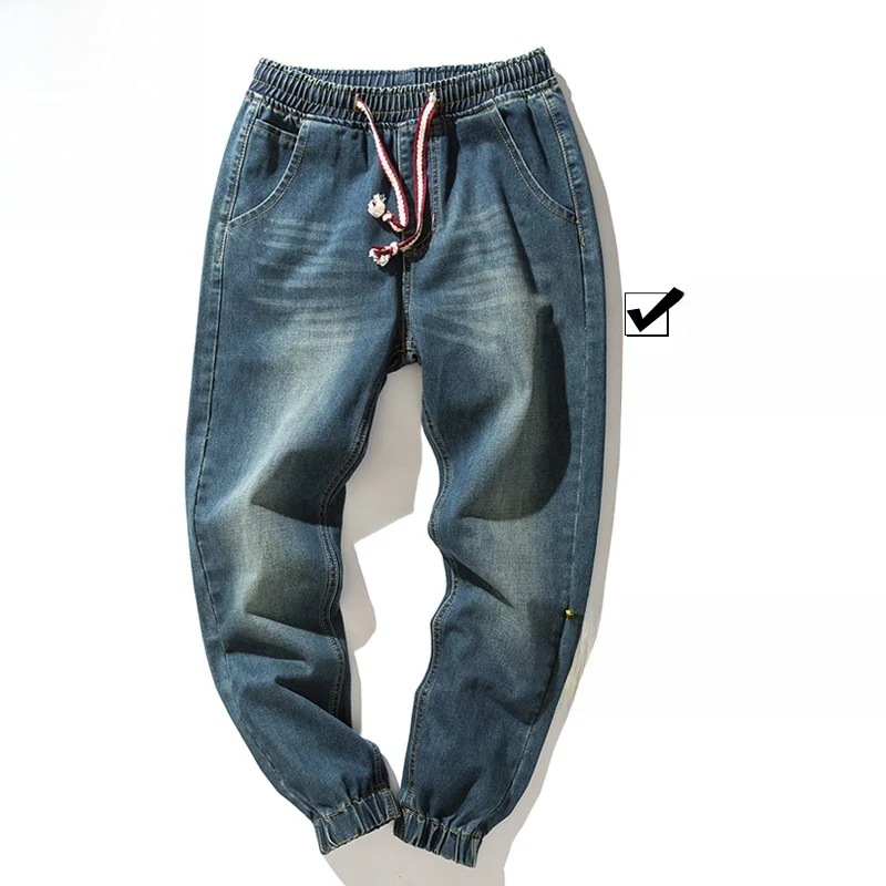 

Loose Men's Jeans Super Wide Crotch Dstring plus Size Big Code Trendy Spring New Sle Harajuku Sle Japanese Retro