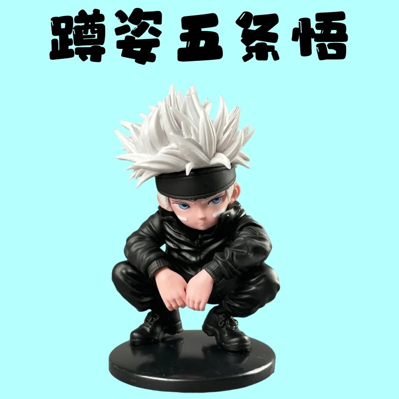 Anime Jujutsu Kaisen Gojo Satoru Itadori Yuji Q Version Action Figure PVC Model Statue Toys doll Desk Decor Collectible Gifts