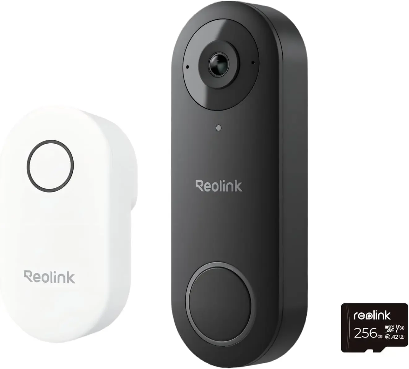 

Video Doorbell Camera Bundle Wired 5Ghz 24Ghz Wifi Local Storage Chime Included 256GB Microsd Card