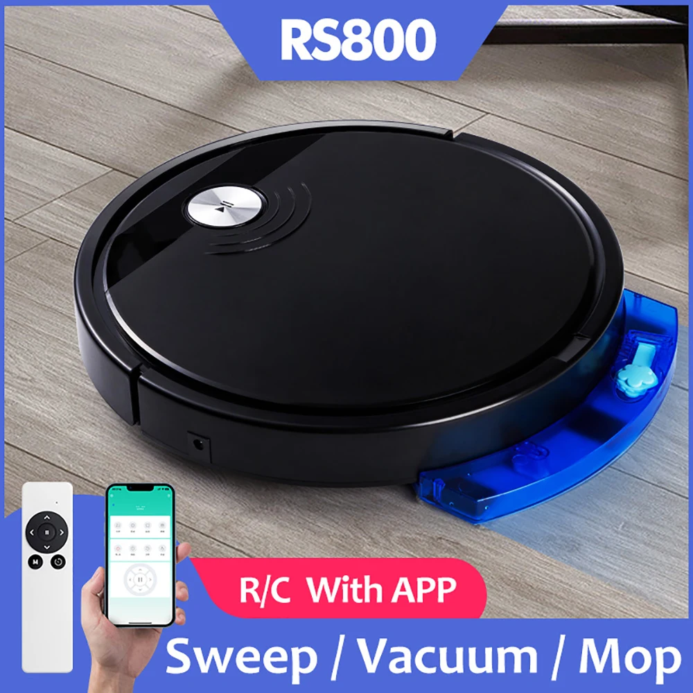 Robot aspirador inteligente con carga USB, Control remoto por teléfono