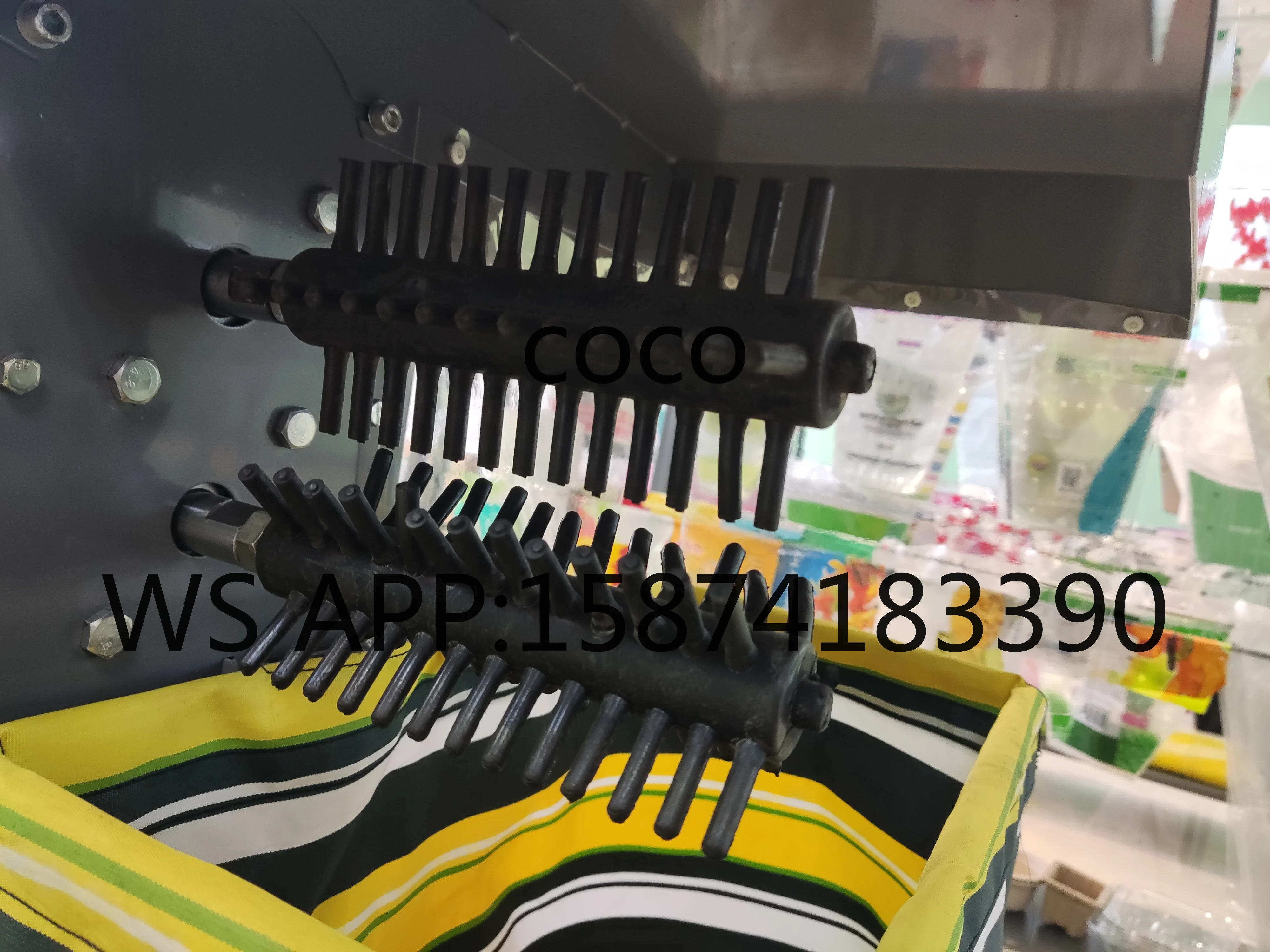 Vertical Double Row Cut Flower Winding Remover Machine | 40 Flowers Simultaneous Processing Equipment