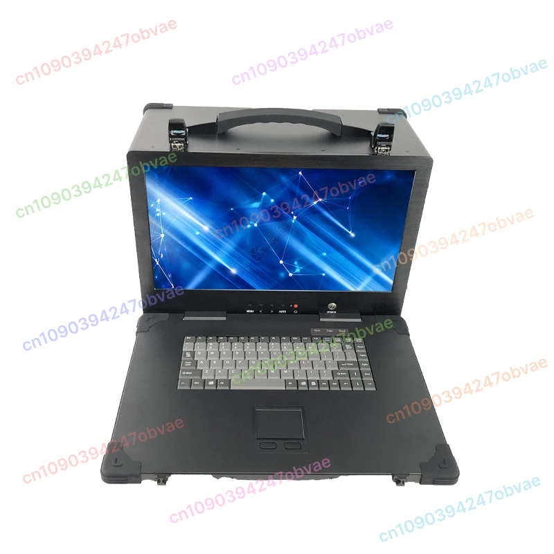 

17.3-inch portable industrial control server chassis, direct broadcast, mobile workstation chassis, water-cooled chassis