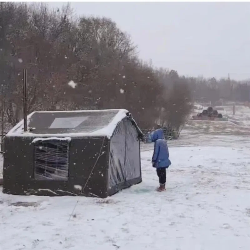 2026 9.0 Green Air Tent For 4-6 Person Family Inflatable Outdoor Camping Tent With Free Flysheet