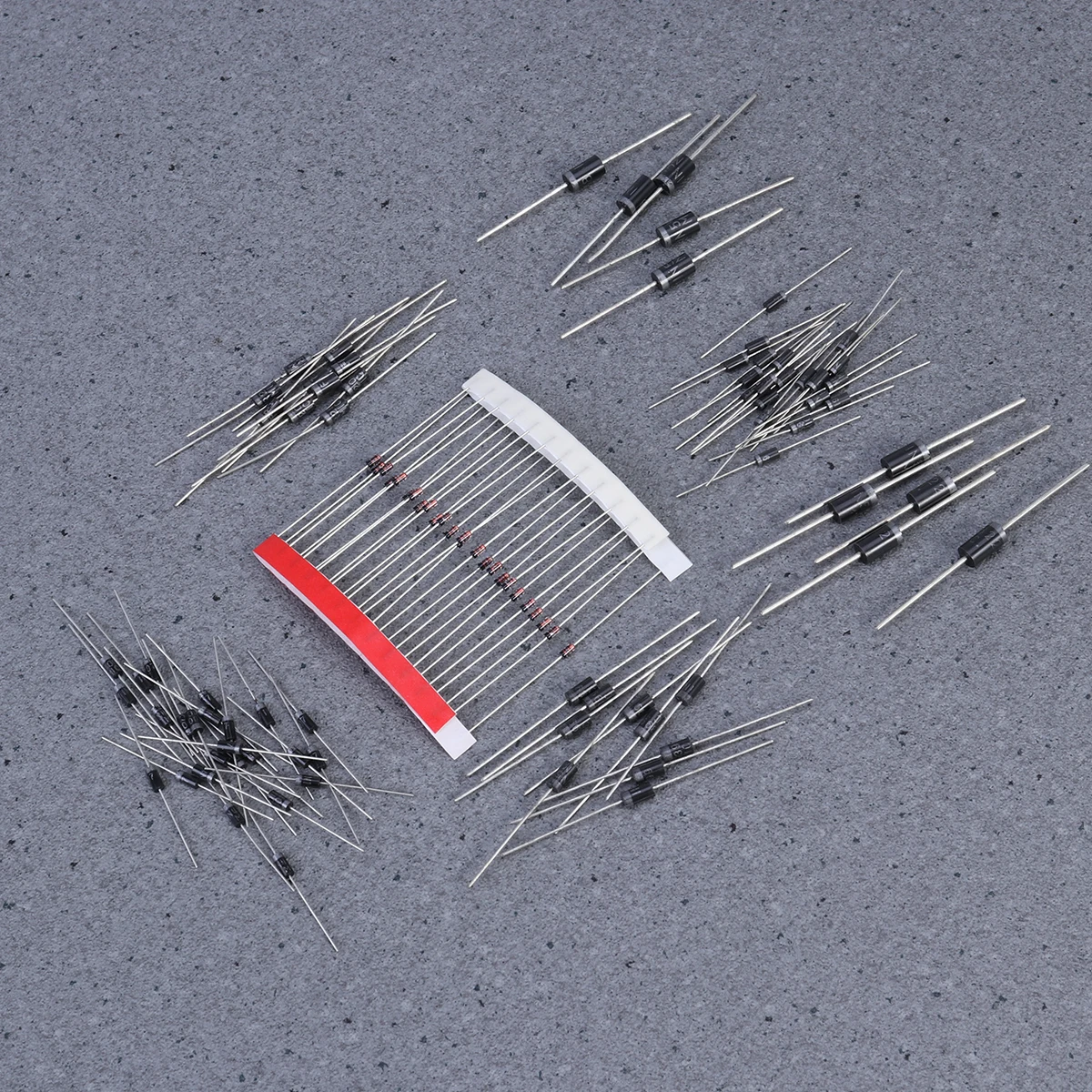 

100pcs Rectifier Diode Assorted Kit with 8 Modles 1N4148 1N4007 1N5819 1N5399 FR107 FR207 1N5408 1N5822