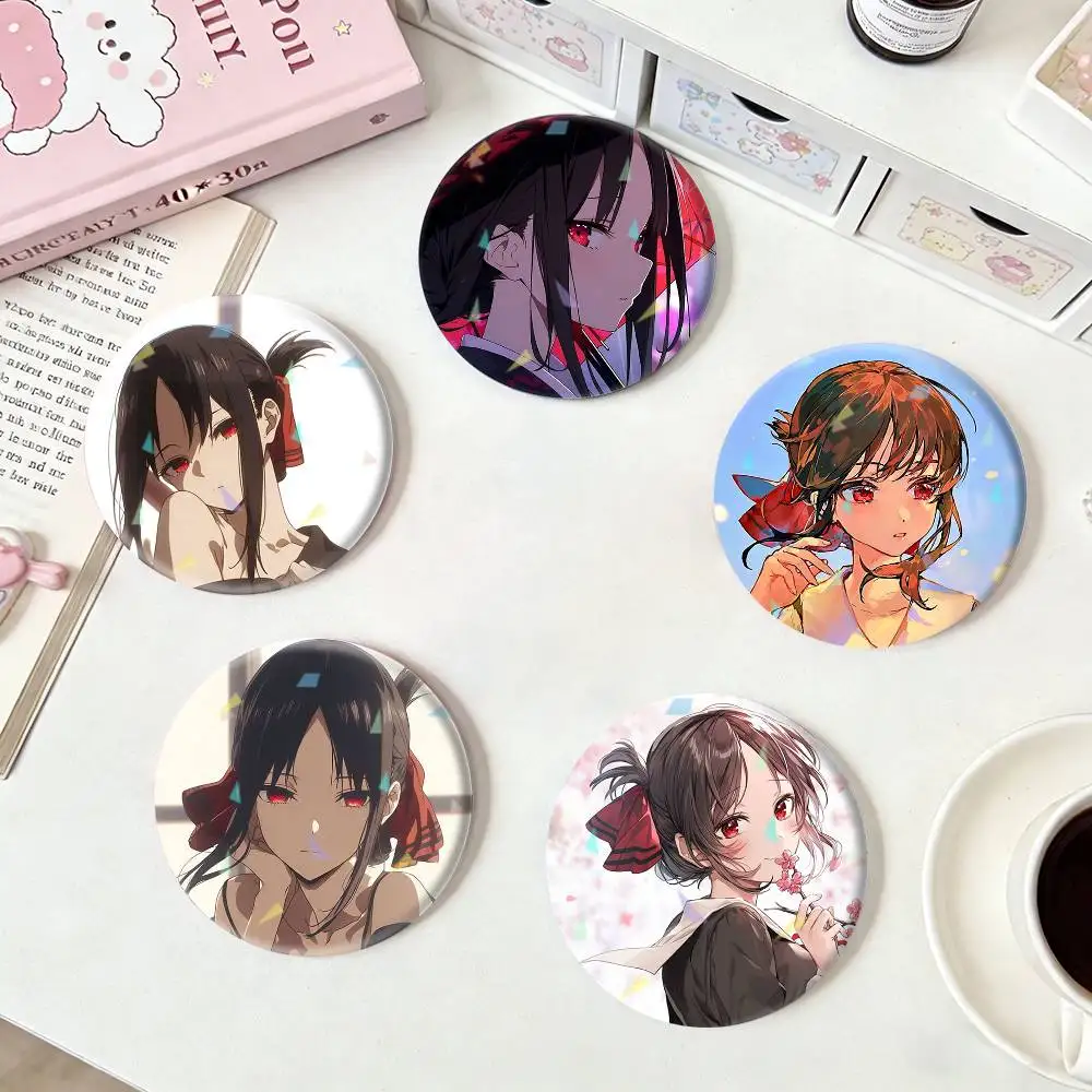 Kaguya-sama Love Is War Kaguya-sama Anime Badges Niche Design Brooch for Backpack Lapel Pins Creative Accessories