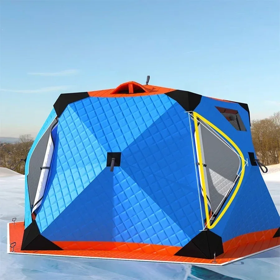 Ice Fishing Inflatable Tent Customized OEM/ODM New Waterproof Outdoor Large Water Camping Inflatable Tent Factory Direct Sales