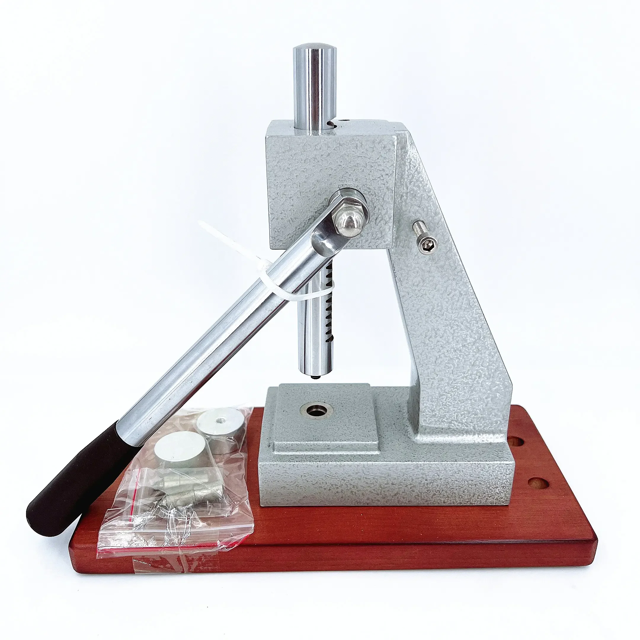 High quality 6173 wooden base watch back cover stamping tool used by watchmakers for pressing the watch cover glass tightly