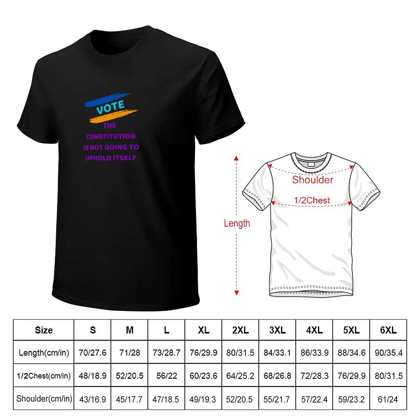 Vote_Gender Neutral T-Shirt t shirt man luxury T-Shirt