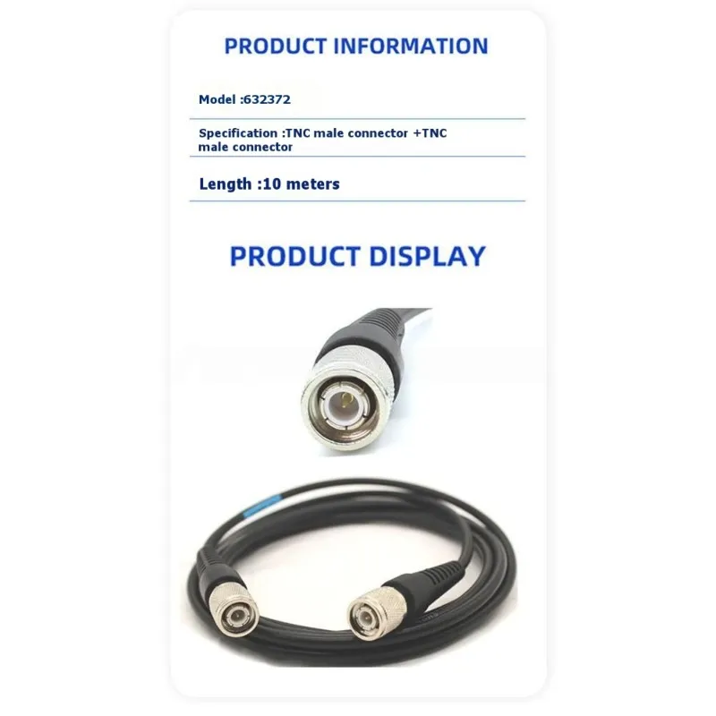 PHILE-TNC Male-To-Male For Connecting For Leica Main Units To Satellite Antenna Cable-632372(GE V119)
