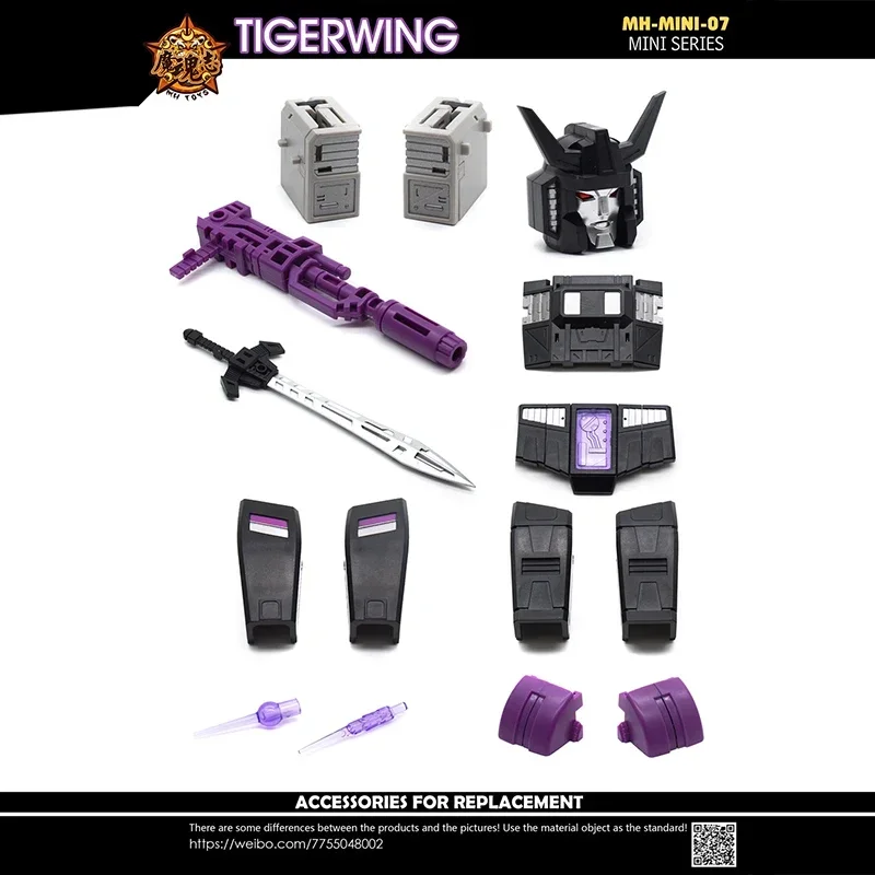 TIGERWING Menasor Motormaster Drag Strip, juguetes transformables, Deadend, avería, Wildrider, figura de acción, MH-MINI-07, 5 en 1 MHZ