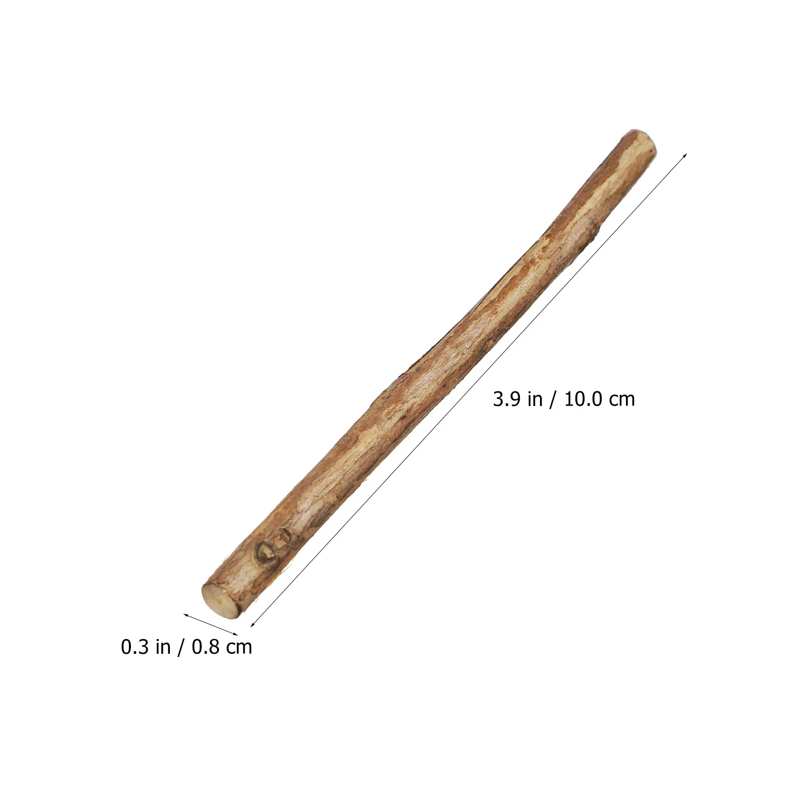 

50Pcs Log Sticks for Crafts Natural Style Branches Smooth Cuts Essential Craft Supplies Decorative Branches Long Sticks