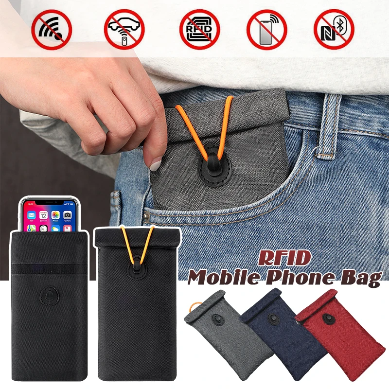 Faraday-Tasche für Autoschlüssel, Smartphone, RFID-Signalblockierung, Diebstahlschutz, schlüsselloser Zugang, Abschirmtasche, Schutz der Privatsphäre