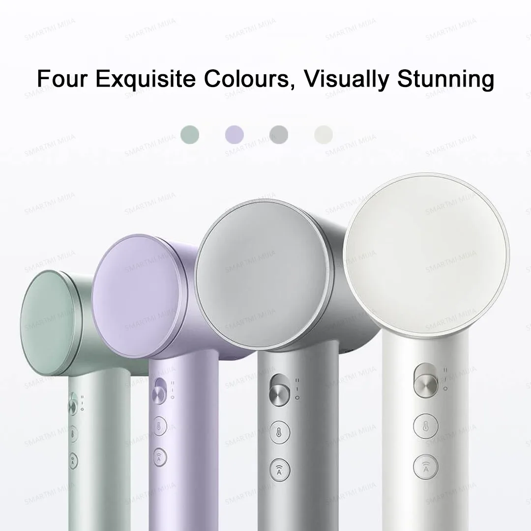 XIAOMI MIJIA مجفف شعر عالي السرعة Pro، 110 كيلو دورة في الدقيقة، هواء 70 م/ثانية، 8 أوضاع لتدفق الهواء، 50 ° درجة حرارة ثابتة C، أيونات 200 متر، إصدار CN مع Ada