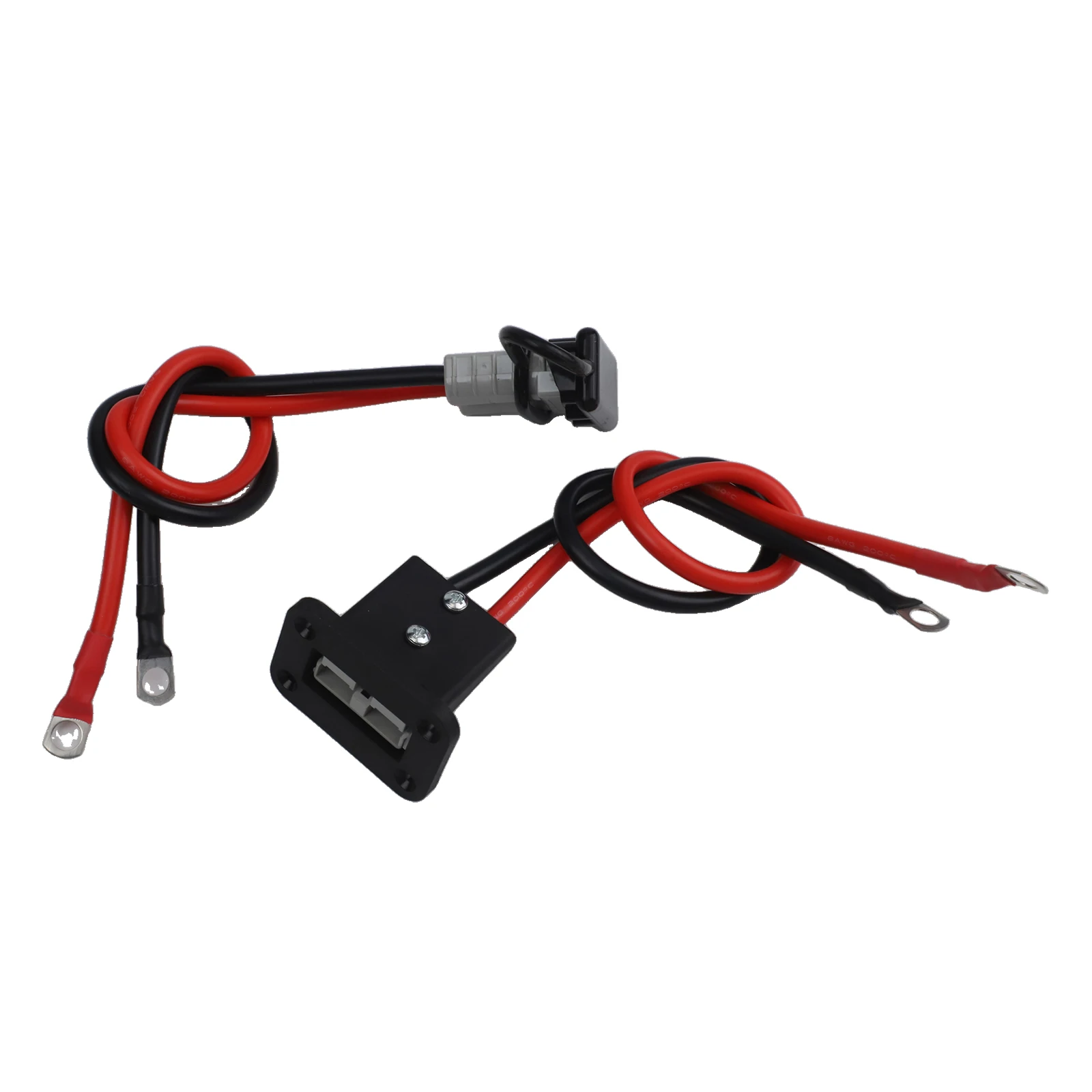 

2 шт. для аккумулятора Anderson, быстроразъемный/разъемный разъем 8AWG, медный, серебристый, разъем для аккумулятора для прицепа, диаметр 12-6AWG