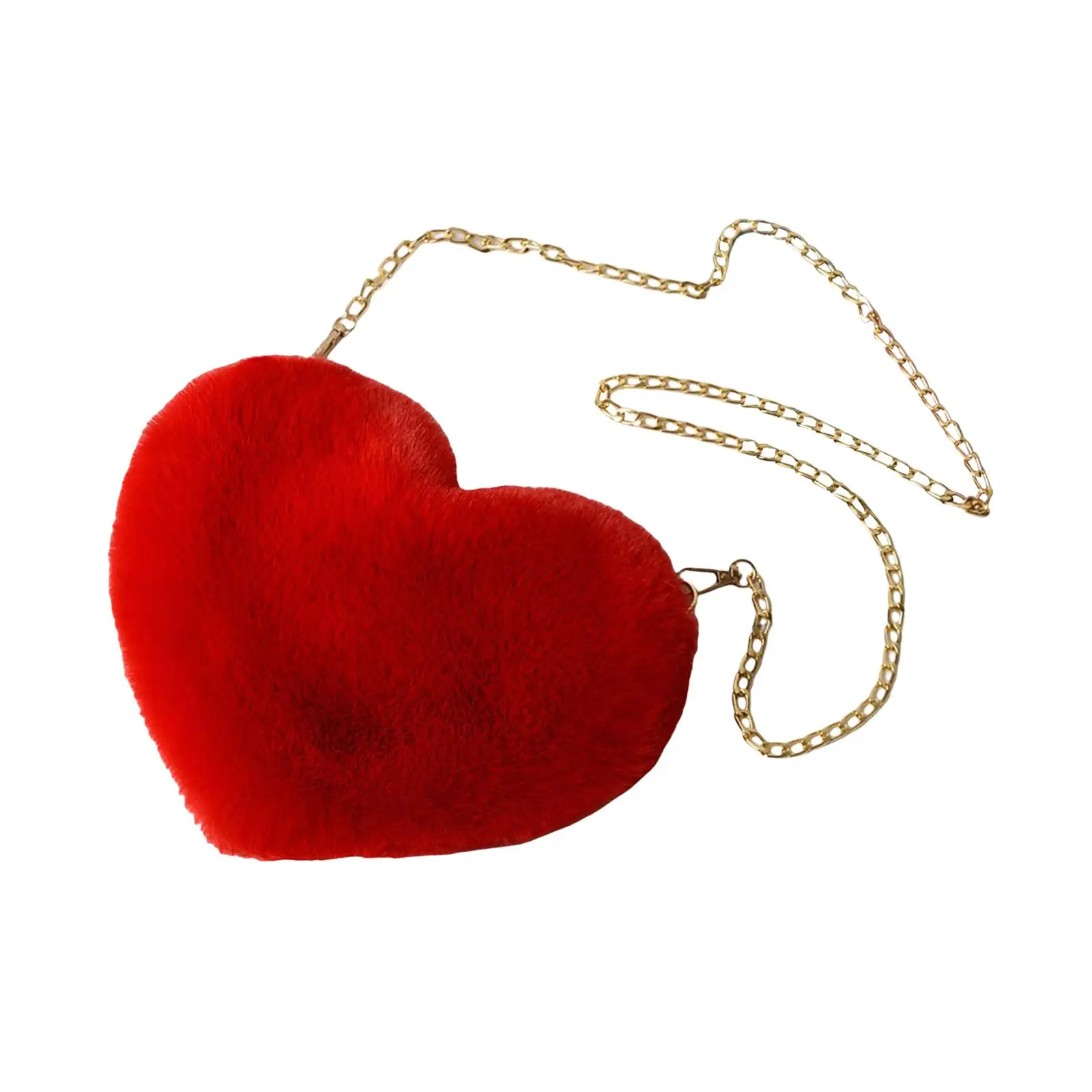 Fashion Heart Shoulder Bag Cute Lightweight Handbag Chain Shoulder Bag for Office