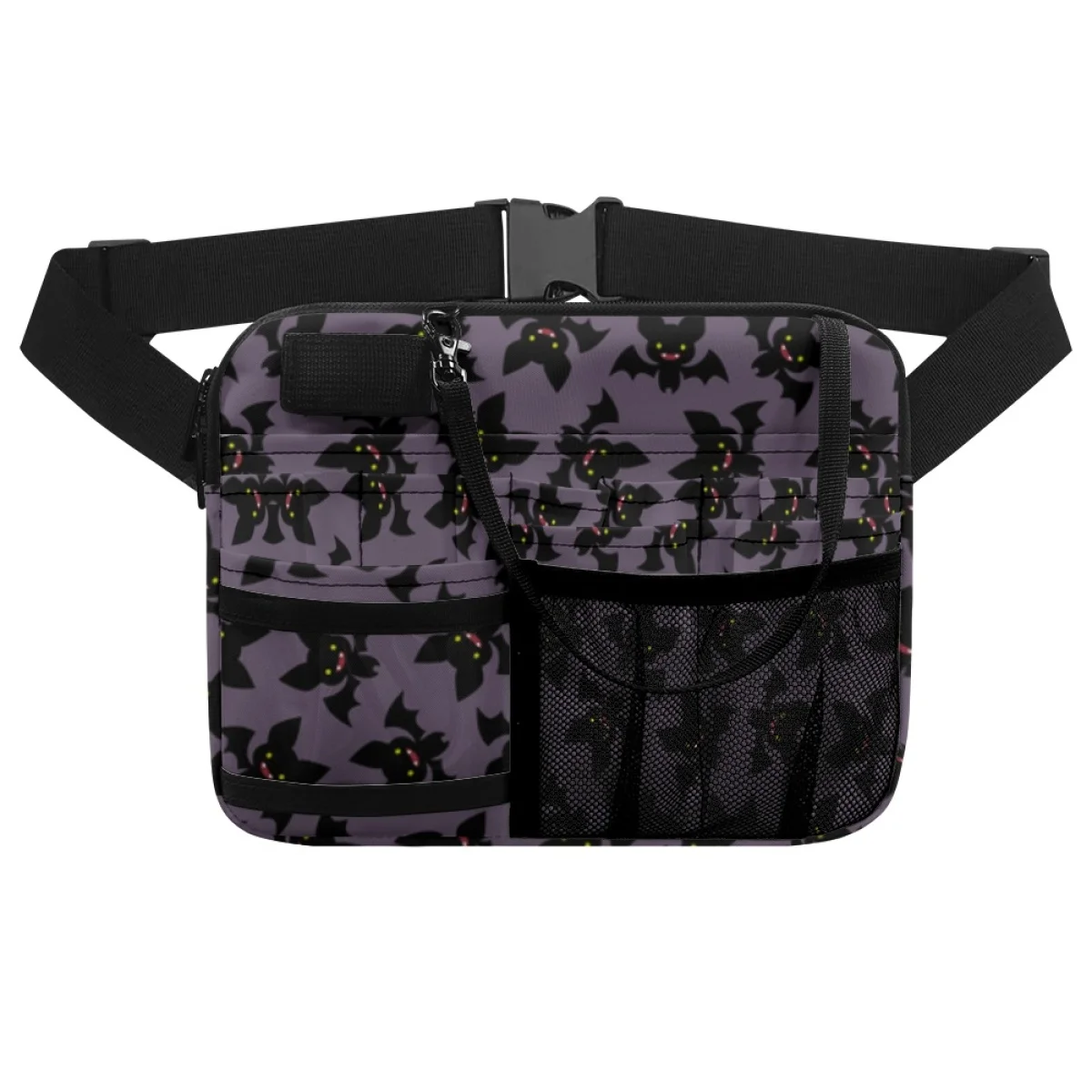 Halloween Gift Nursing Storage Practical Waist Bag Print on Demand Adjustable Strap Medical Pack Multi Pocket Belt Bags Bolsos