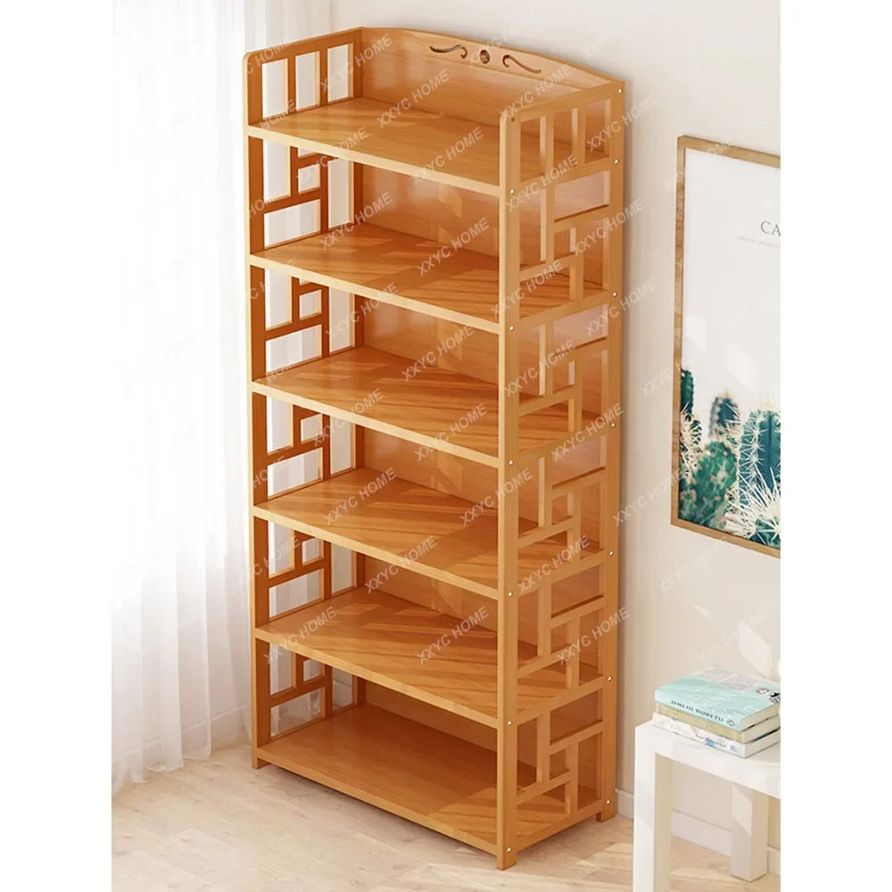 

Bookshelf Children's Book Cabinet Home Multi-Layer Desktop Simple Solid Wood Living Room