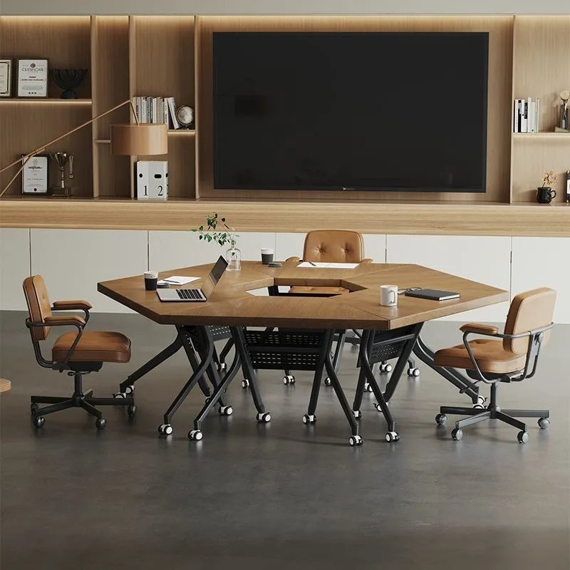 tables and chairs Business industrial style light luxury advanced sense training Long table integration