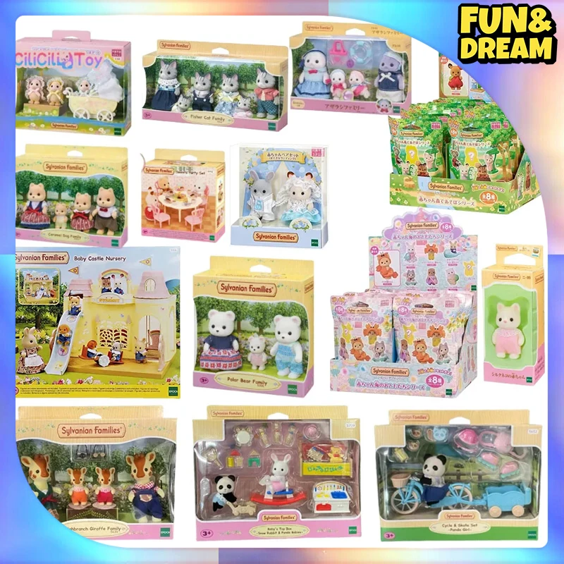 

Sylvanian Families Anime Figures 2024 Sylvanian Family Action Figures Siberian Baby Ternurines Children Toys Birthday Gift