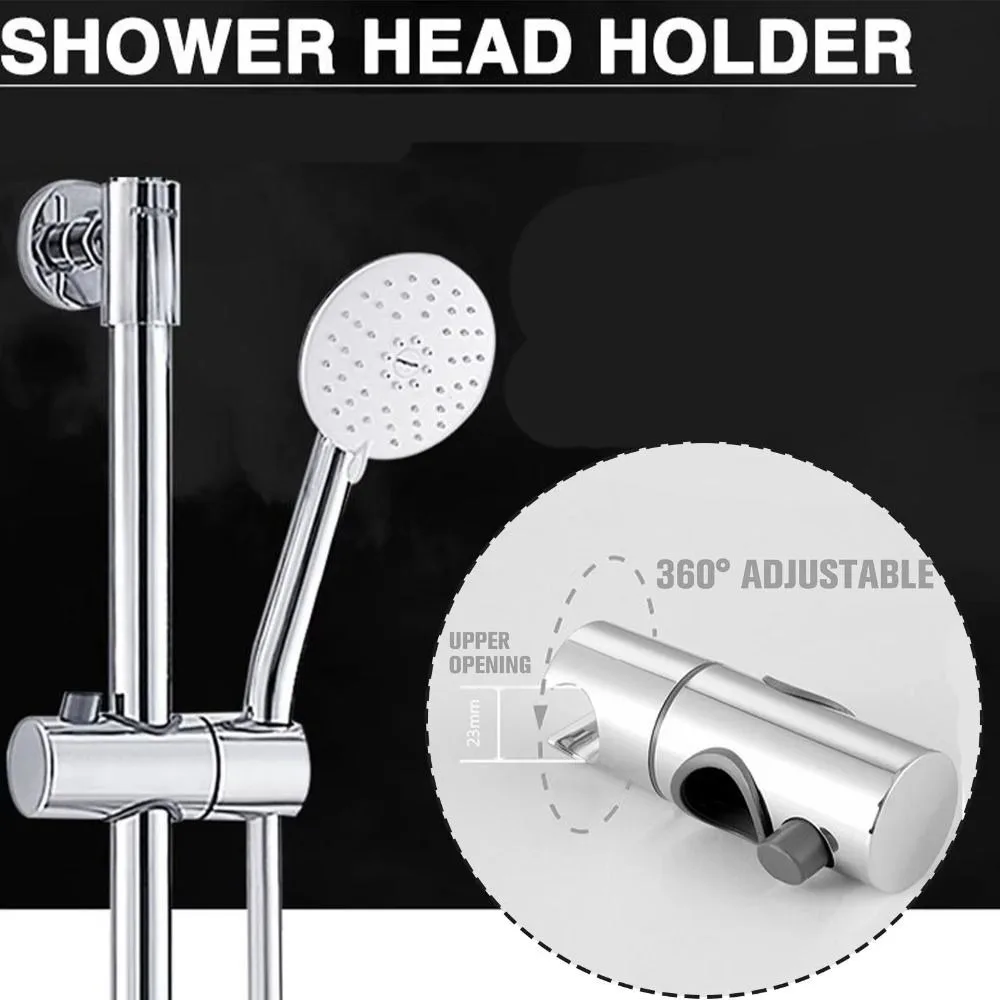 Strong Adhesive Backing Punch-Free Shower Head Bracket Durable Waterproof Material Handheld Sprayer Holder