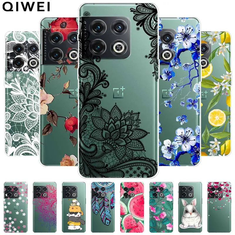 Funda transparente de silicona para teléfono móvil, carcasa suave de TPU para Oneplus 10 Pro, 1 + 10 Pro