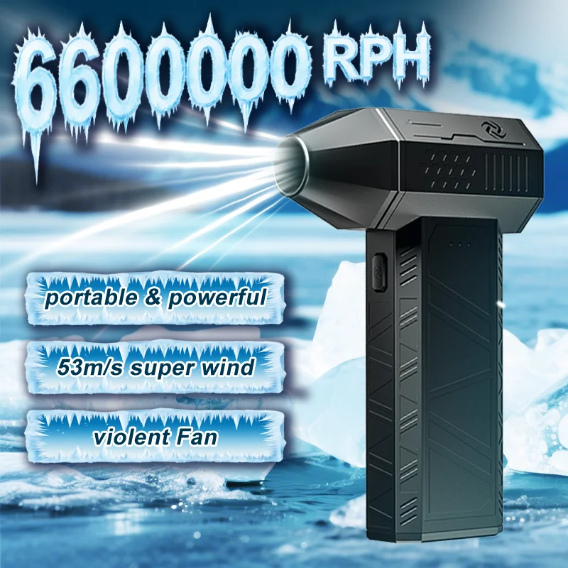 

X3 Mini 110000RPM Turbo Jet Fan Big Winds 52m/s Handheld Electric Air Blower Brushless Motor Violent Blower Industrial Duct Fan