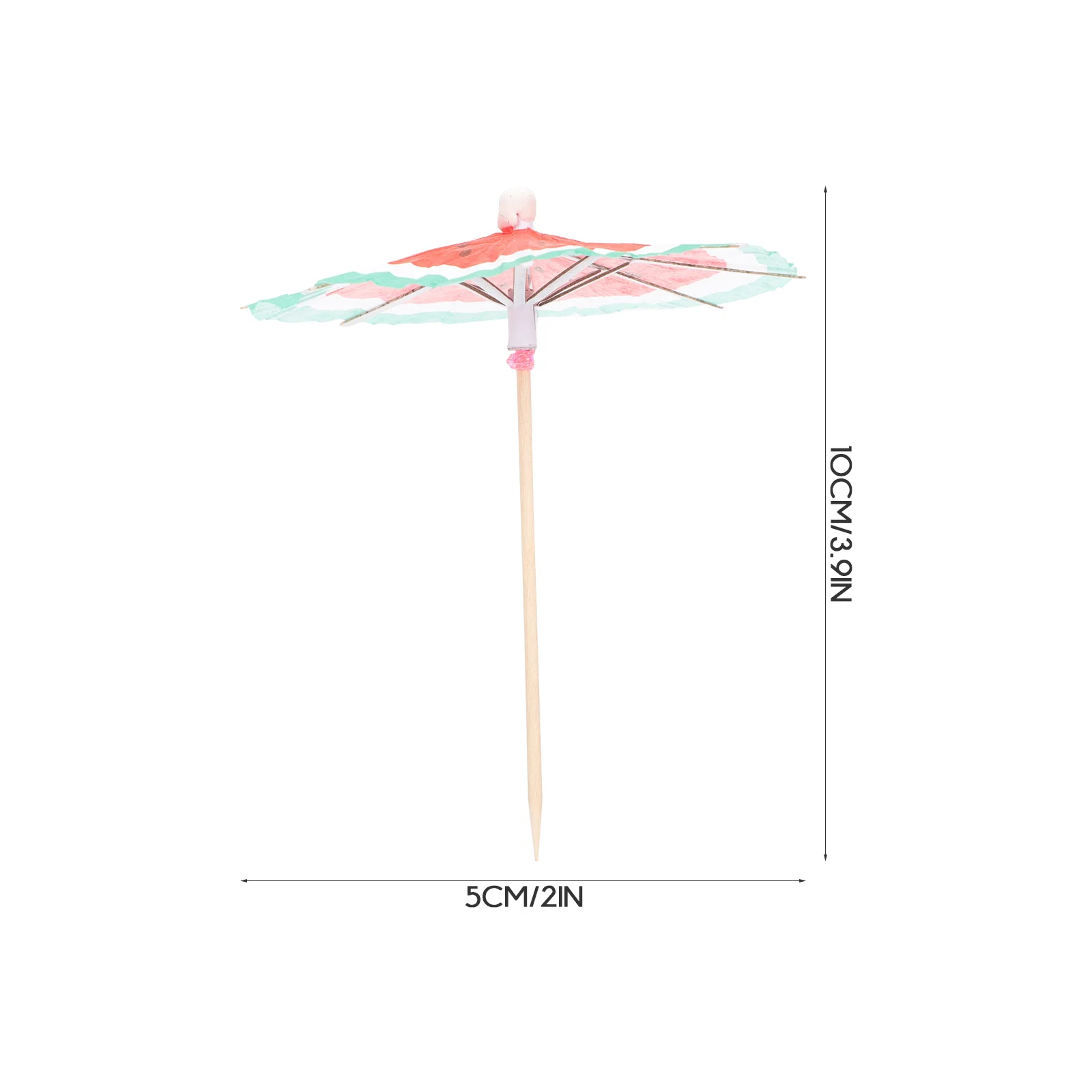 

100Pcs Paper Cocktail Umbrella Picks Lovely Fruit Sticks Decorative Food Picks Party Drink Accessories Wedding Baby Shower