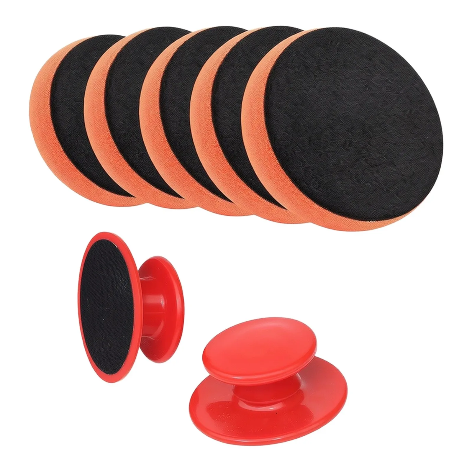 5PCS Car Wax Applicator Sponge Polishing Pads Kit Soft Foam Waxing Cleaning Buffing Polishing Pads Auto Remove Scratches