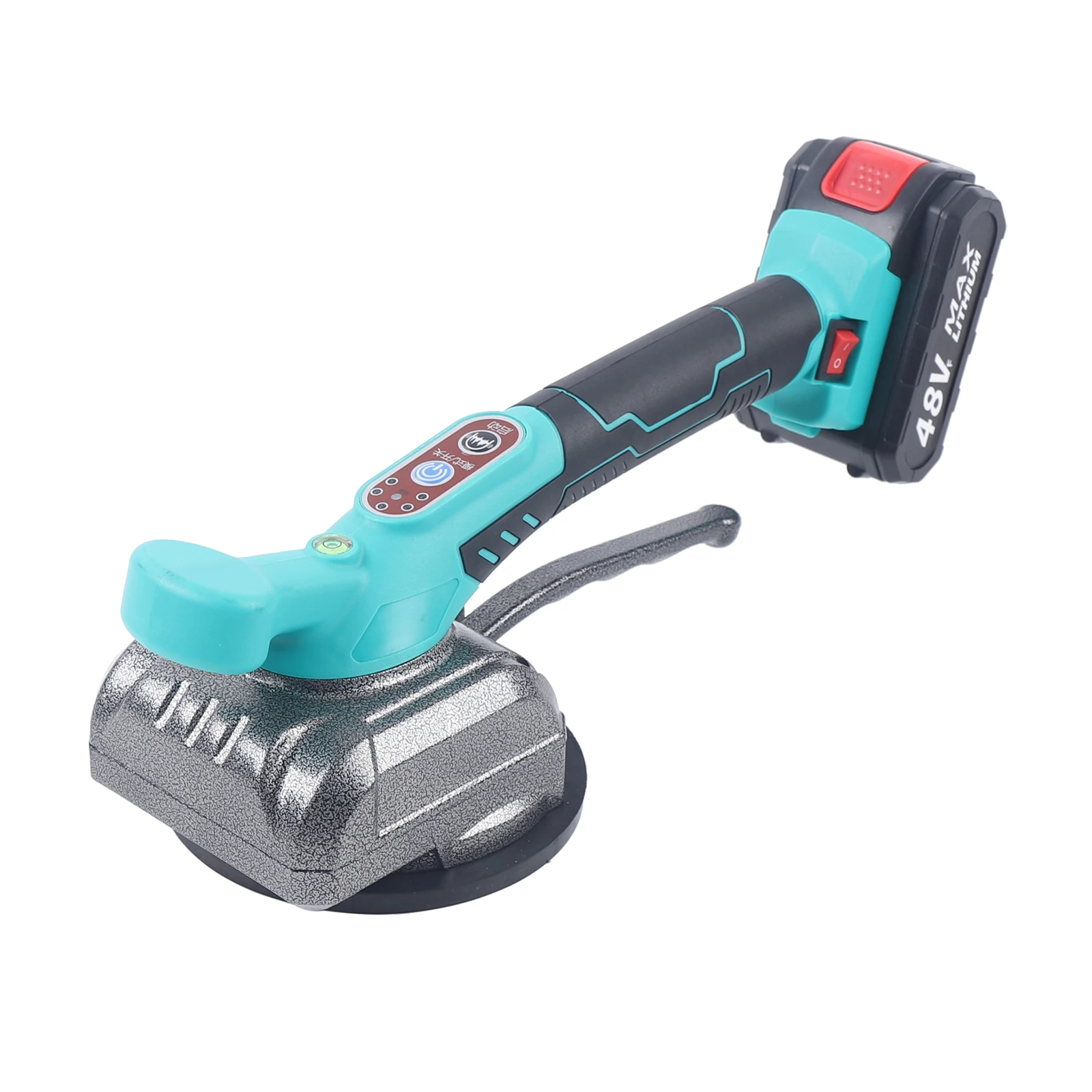 5-Speed Tiler Machine Electric Tile Vibrator Wall Floor Leveling Tiling Tools With 2 Batteries