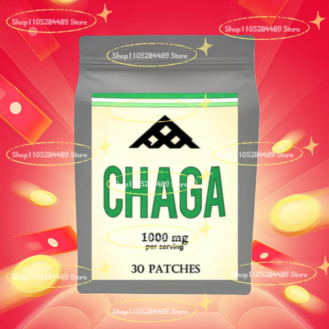 Chaga Mushroom Transdermal Patches for Digestion, Energy, & Immune Support 30 Patches