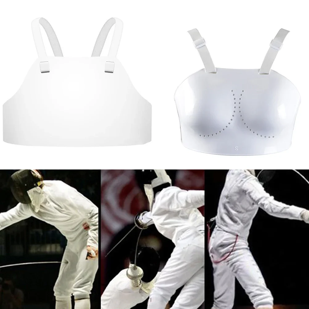 Fencing Equipment For Men/Women Training Plastic Fencing Chest Protector Fencing Protection Gears For Men/Women Chest Guard