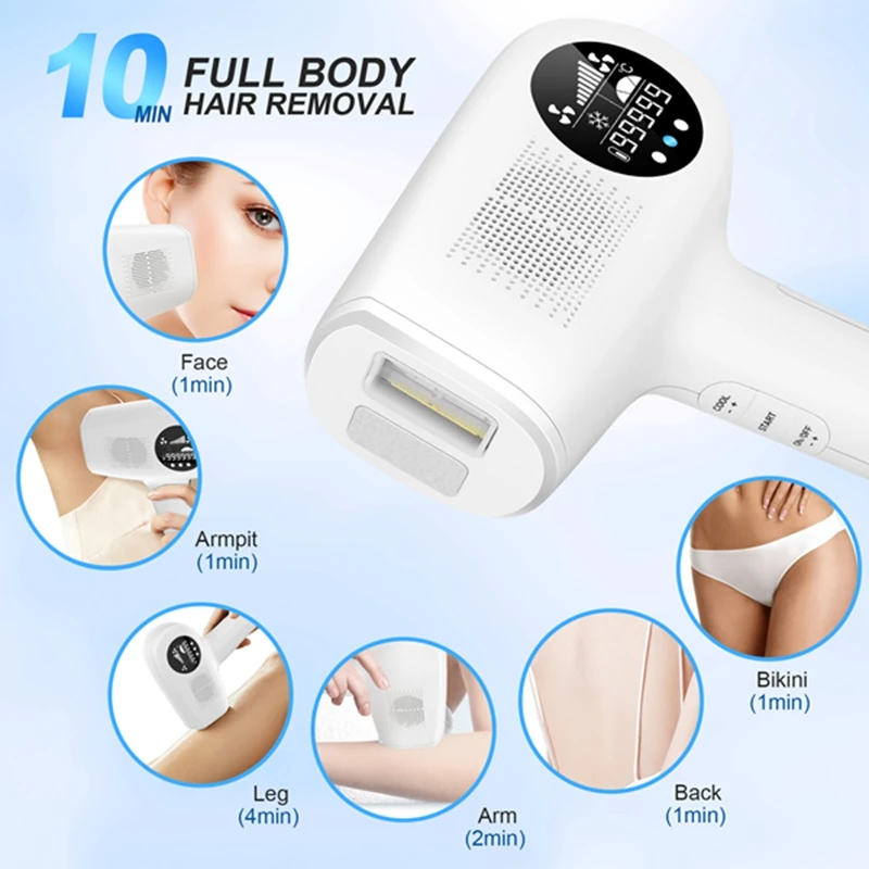 MYWIN Hair Removal Epilator Laser-Permanent Hair Removal Machine For Women EU Plug