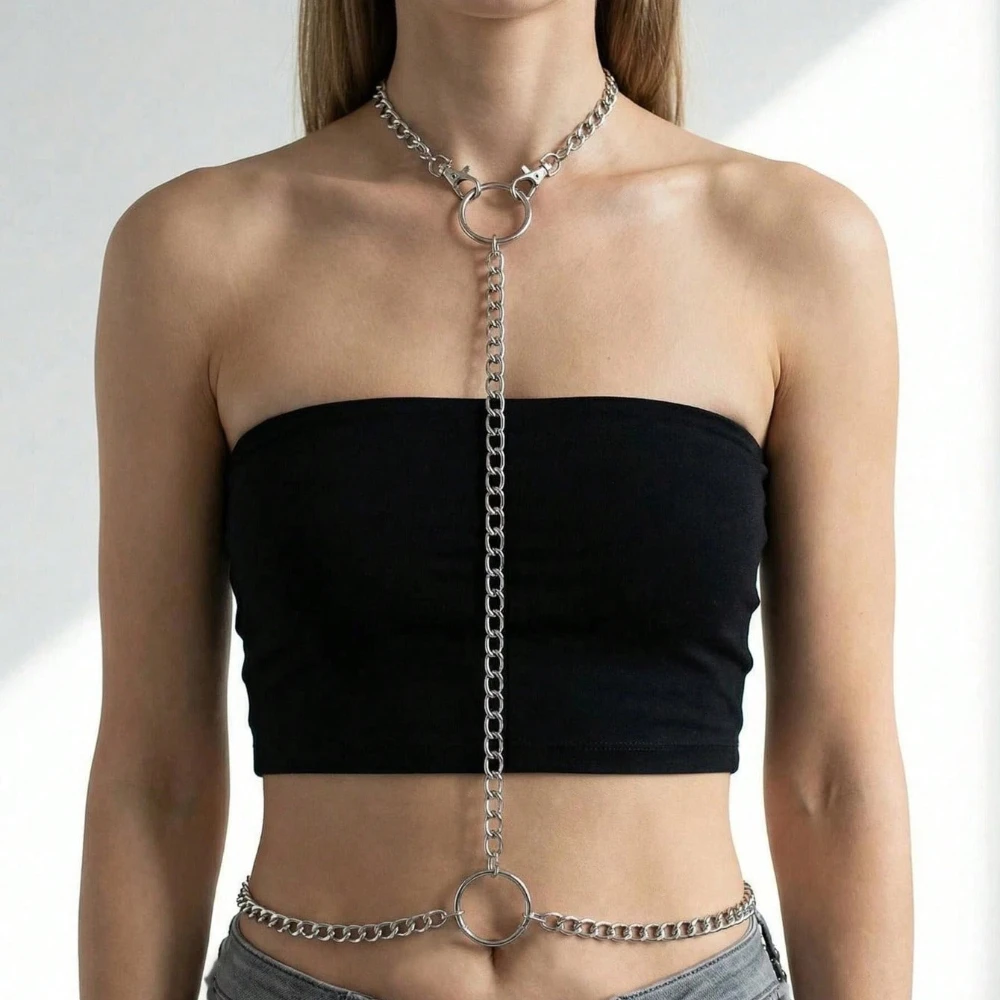 Women's Chain Belt Y2K Gothic Punk Rock Street Style Adjustable Belt for Daily Travel Casual Family Gathering