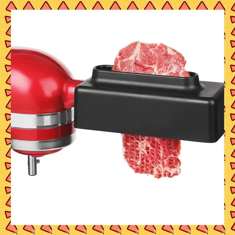 

A008 Meat Tenderizer For Kitchenaid Stand Mixer Stainless Steel Gears Meat Tenderizer Kitchen Poultry Tenderizers Durable Black