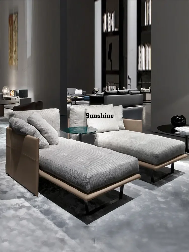 Современный простой диван-шезлонг, одноместный элегантный диван, скандинавское кресло для гостиной Taifei ChairTJ