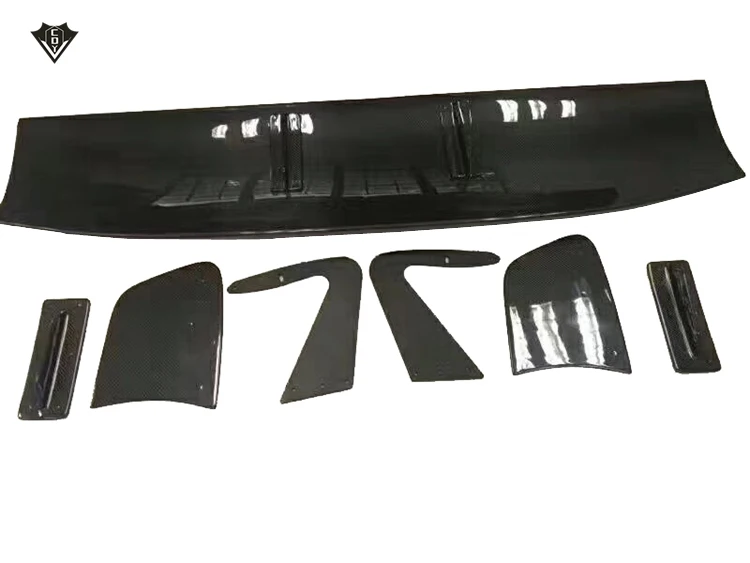 High Spoiler for Cars Universal GT Rear Wing Auto CF Vol Big Spoiler for Many Cars