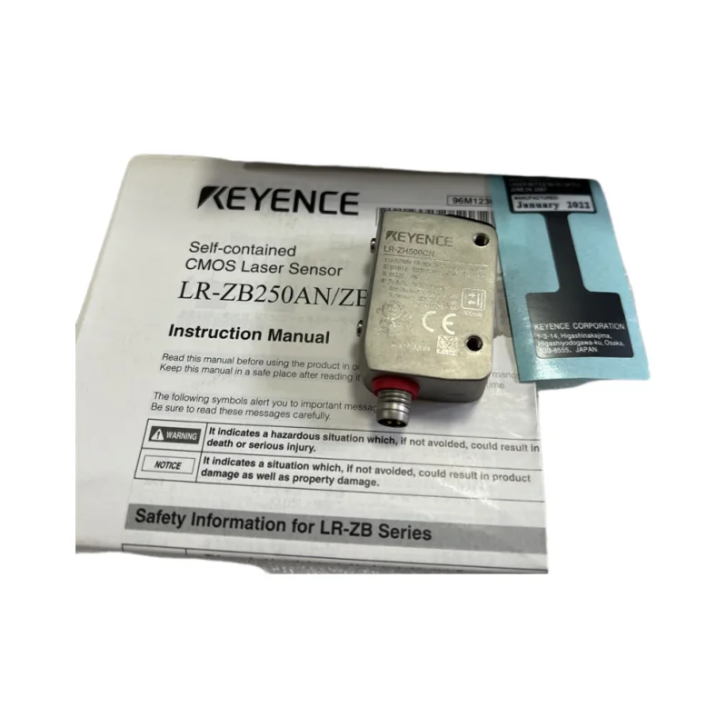 KEYENCE LR-ZH500CN LR-ZH500CP LR-ZH500N LR-ZB100CP CMOS Laser Sensor M8 Connector Type 500mm Used for Stable Detection in Stock